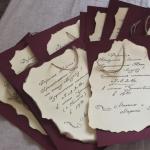 Изработка на сватбени картички със собствените си ръце Направи си сам сватбени картички